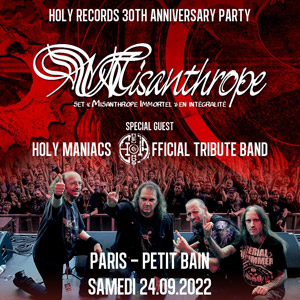 Billets Misanthrope + Holy Maniacs Petit Bain - Paris samedi 24 septembre 2022