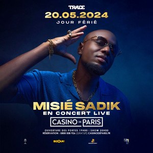 Misié Sadik en concert au Casino de Paris en mai 2024