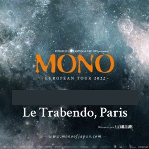 Mono Le Trabendo - Paris jeudi 1 septembre 2022