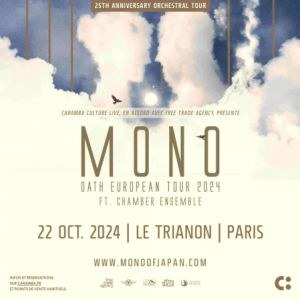 Mono en concert au Trianon en octobre 2024