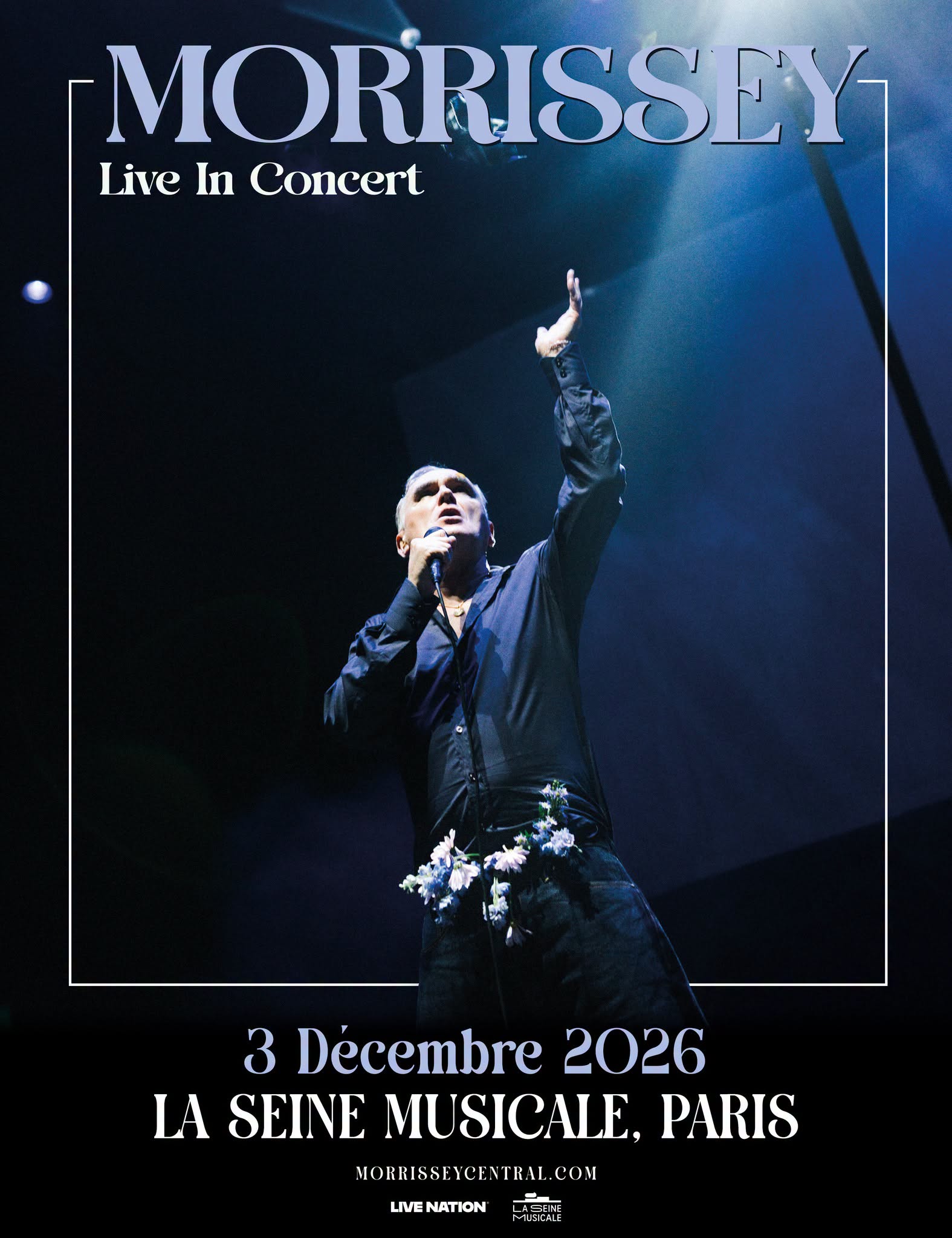 Morrissey Concert La Seine Musicale Boulogne-Billancourt 2026