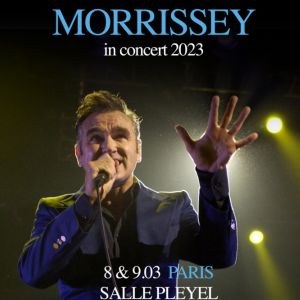 Morrissey en concert Salle Pleyel en mars 2023
