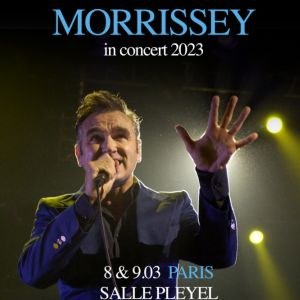 Morrissey en concert Salle Pleyel en mars 2023