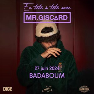 Mr Giscarden concert au Badaboum en juin 2024