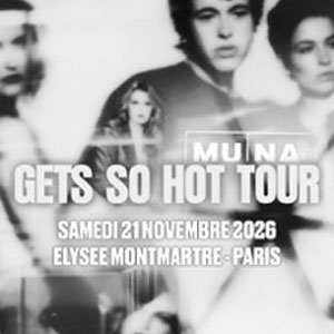 Muna Concert Elysée Montmartre Paris 2026