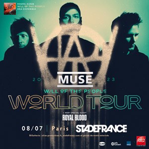 Muse en concert au Stade de France en 2023