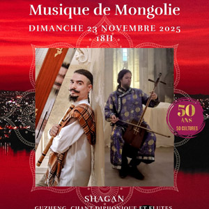 Musique de Mongolie Shagan Théâtre Mandapa