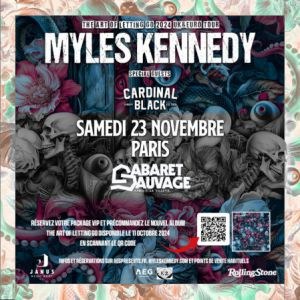 Myles Kennedy en concert au Cabaret Sauvage