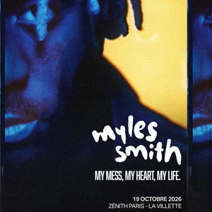 Myles Smith Concert Zénith Paris en octobre 2026