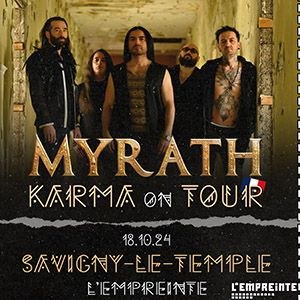 Myrath en concert à L'Empreinte en octobre 2024