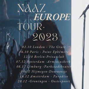 Naaz en concert au Point Ephemere en octobre 2023