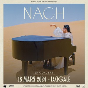 Nach en concert à La Cigale le 18 mars 2024