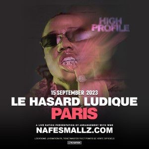 Nafe Smallz en concert au Hasard Ludique le 15 septembre 2023