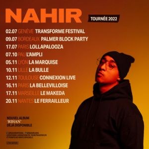 Nahir en concert à La Bellevilloise en 2022