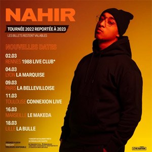 Nahir en concert à La Bellevilloise en mars 2023