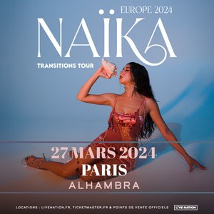 Naika en concert à l'Alhambra en mars 2024