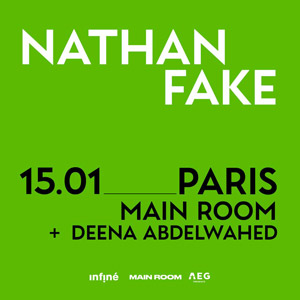 Nathan Fake en concert Main Room le 15 janvier 2026