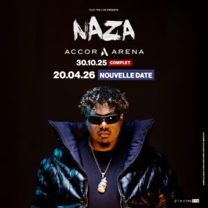 Naza en concert Accor Arena en avril 2026