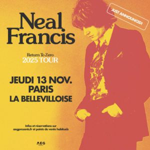 Neal Francis à Paris - La Bellevilloise, le 13 novembre 2025