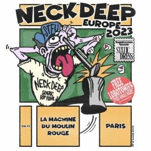 Neck Deep en concert à La Machine du Moulin Rouge le 6 novembre 2023