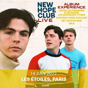 New Hope Club en concert Les Etoiles