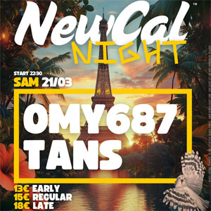 NewCal Night le 21/03/2026 22:00 - Movida Club Paris