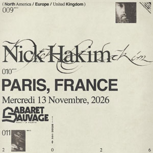 Nick Hakim Concert Cabaret Sauvage Paris 2026