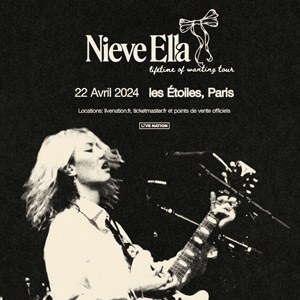 Nieve Ella en concert Les Étoiles en avril 2024