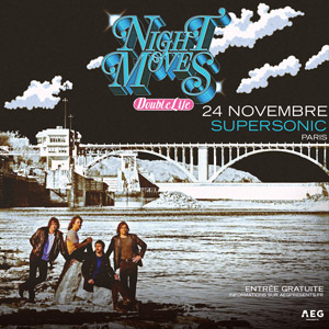 Night Moves en concert Supersonic le 24 novembre 2025