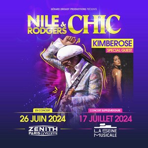 Nile Rodgers & Chic en concert à La Seine Musicale en 2024