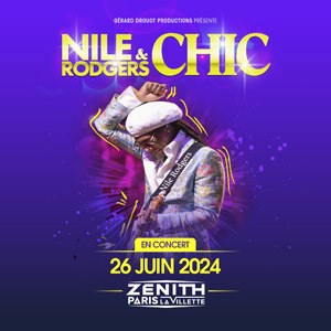 Nile Rodgers & Chic en concert au Zénith de Paris en 2024