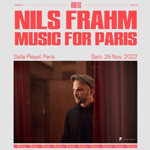 Nils Frahm Salle Pleyel dimanche 27 novembre 2022