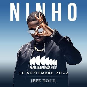 Ninho en concert à l'Accor Arena en septembre 2022