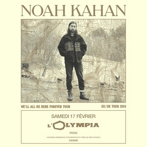 Noah Kahan en concert à L'Olympia le 17 février 2024