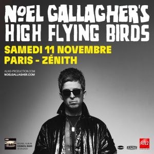 Noel Gallagher's High Flying Birds en concert à Zénith de Paris en 2023
