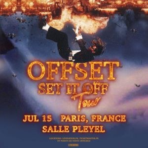 Offset en concert à la Salle Pleyel en juillet 2024