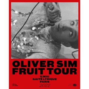 Oliver Sim en concert à La Gaite Lyrique en mai 2022