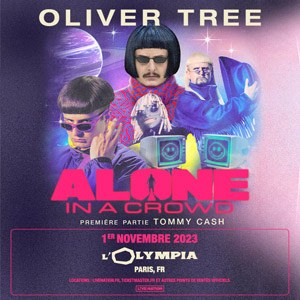 Oliver Tree en concert à l'Olympia le 1er novembre 2023