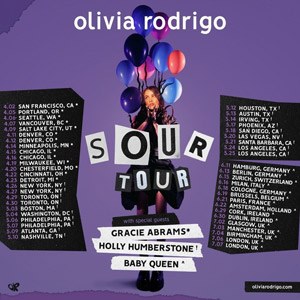 Olivia Rodrigo en concert au Zénith Paris en 2022