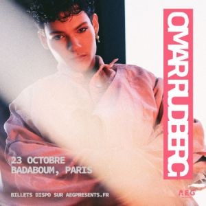 Omar Rudberg en concert au Badaboum en 2024