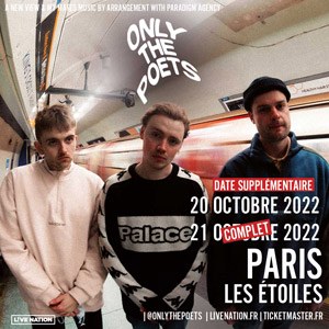 Only The Poets en concert aux Etoiles en octobre 2022