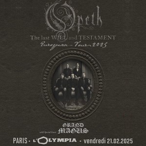 Opeth en concert à l'Olympia en février 2025