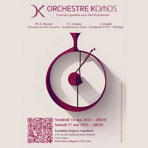 Orchestre KOMOS - Concerts garantis sans chef d'orchestre