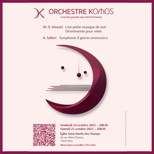 Orchestre KOMOS en concert Eglise Saint-Martin des Champs