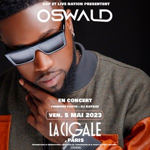 Oswald en concert à La Cigale en mai 2023