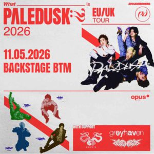 Paledusk en concert Backstage By the Mill en mai 2026