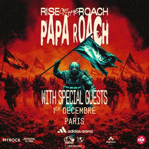 Papa Roach Concert Adidas Arena Paris 2026
