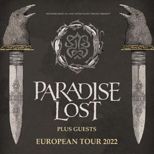 Paradise Lost en concert au Trabendo en 2022