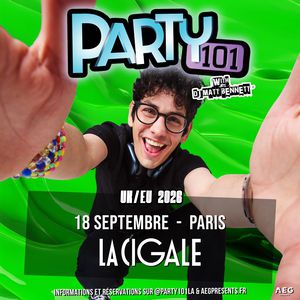 Party 101 Concert La Cigale Paris 2026