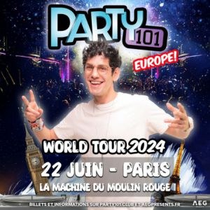 Party101 en concert à La Machine du Moulin Rouge en 2024